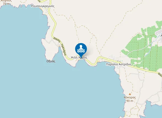 Map of Ψιλή Άμμος