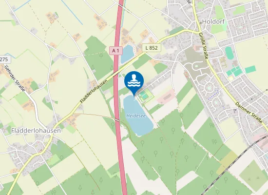 Map of HEIDESEE BAGGERSEE