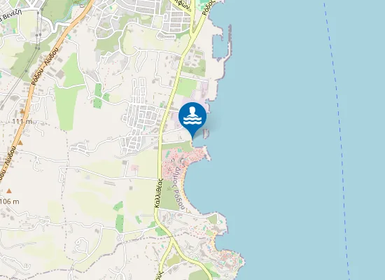 Map of Παραλία Αγία Μαρίνα