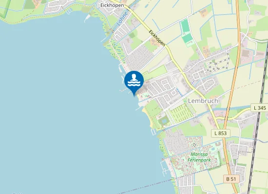 Map of DUEMMER SEE LEMBRUCH BIRKENALLEE