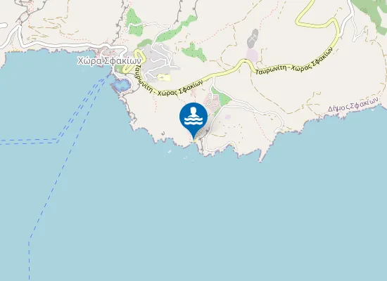 Map of Σφακιανό Αμμούδι