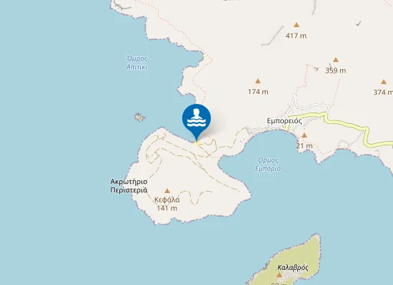 Map of Παραλία Αλέξις