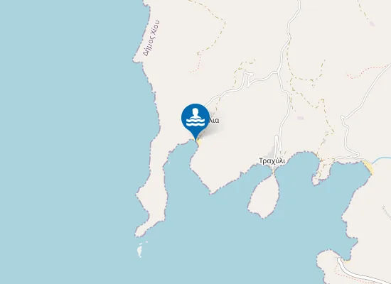 Map of Παραλία Αυλωνία
