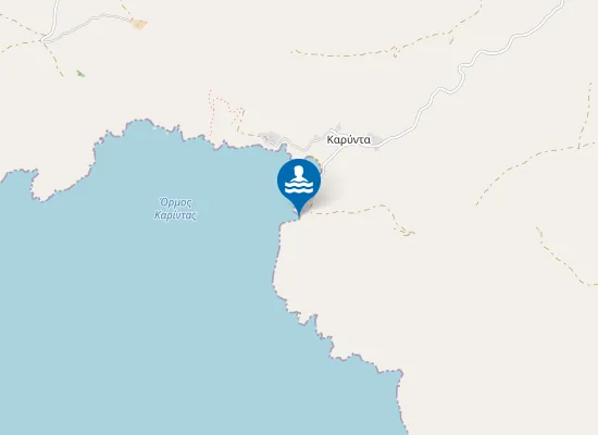 Map of Karynta beach