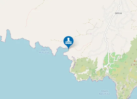 Map of Παραλία Αυλωνιά