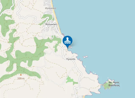 Map of Πρασίδι