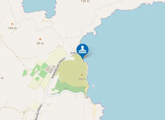 Map of Itanos Beach
