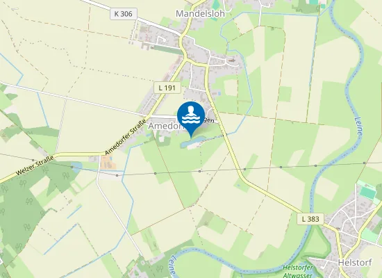 Map of FREIBAD FRANZ SEE MANDELSLOH