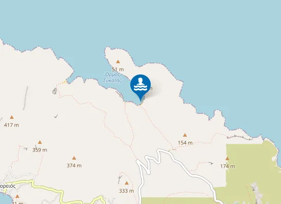 Map of Παραλία Συκάτης