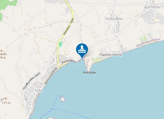 Map of Καστράκι