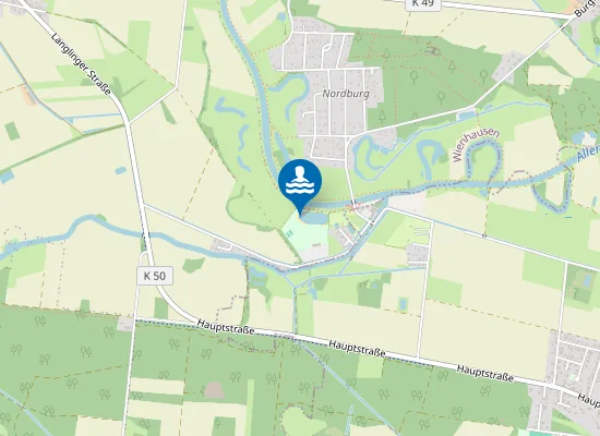 Map of FREIZEIT UND ERHOLUNGSANLAGE LANGLINGER SCHLEUSE