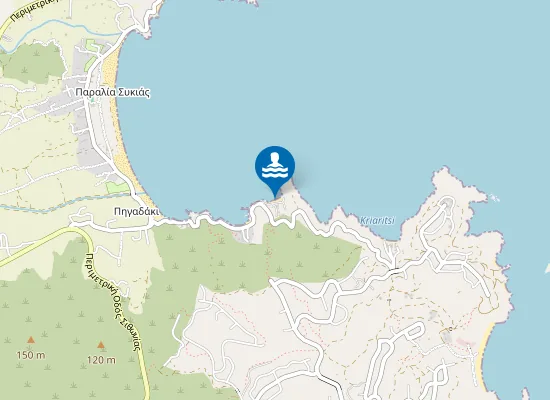 Map of Tourkolimnionas Beach