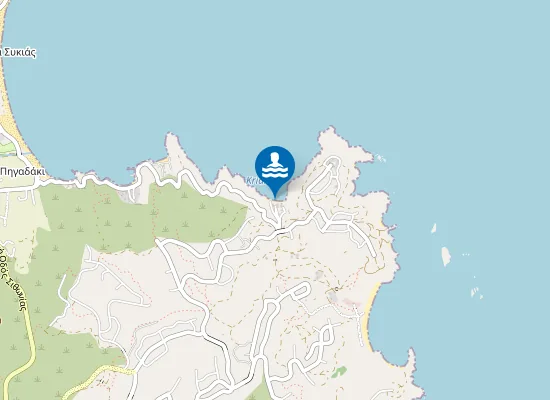 Map of Klimataria Beach