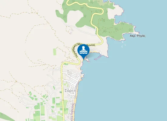Map of Achlada Beach
