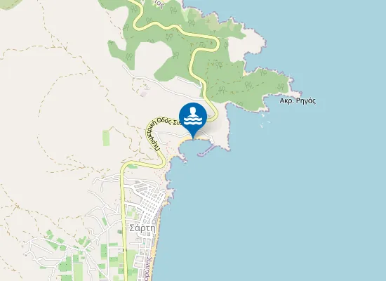 Map of Achlada Beach