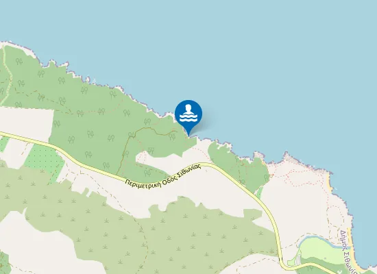 Map of Μικρός Παράδεισος Παραλία Γυμνιστιών