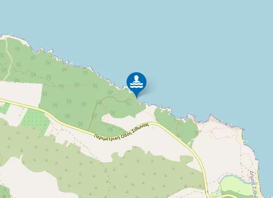 Map of Παραλία Παράδεισος