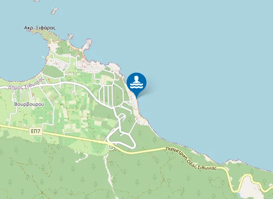 Map of Παραλία Μάνου