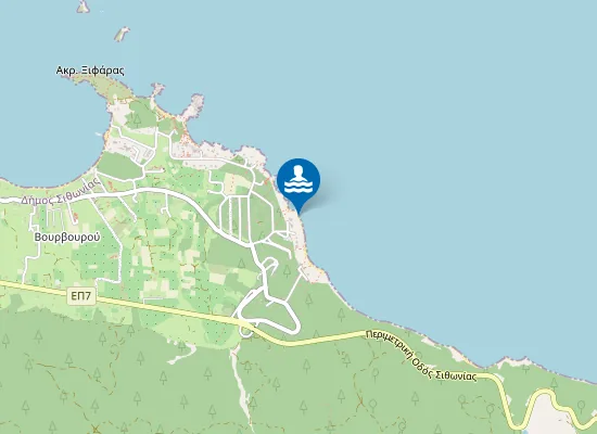 Map of Παραλία Μάνου