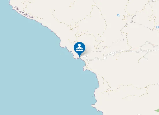 Map of Παραλία Λυγία