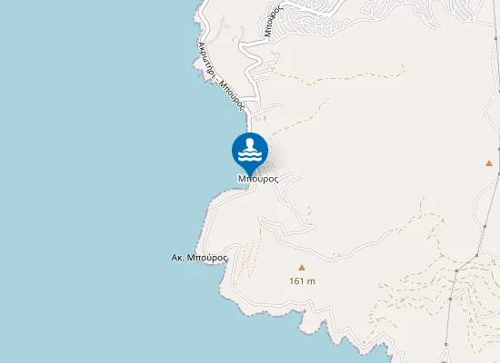 Map of Λευκή Ακτή