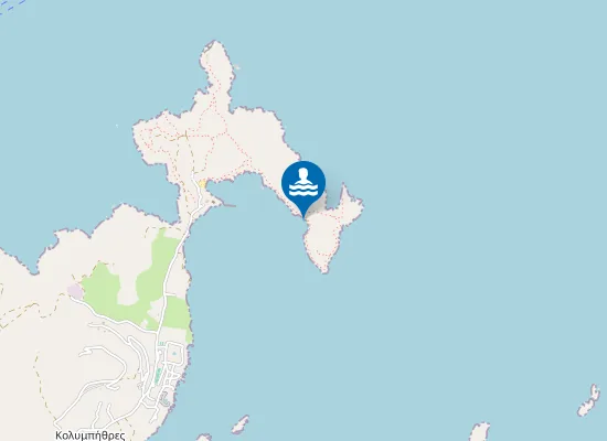 Map of Tourkou Ammos beach