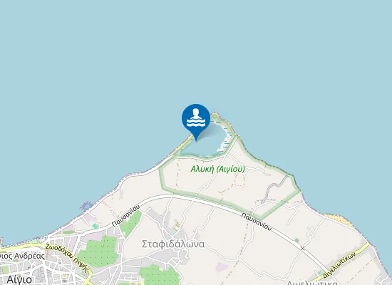 Map of Παραλία Αλυκή