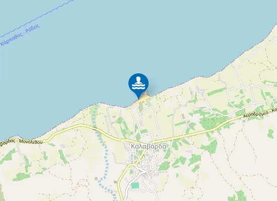 Map of Παραλία Καλαβάρδων