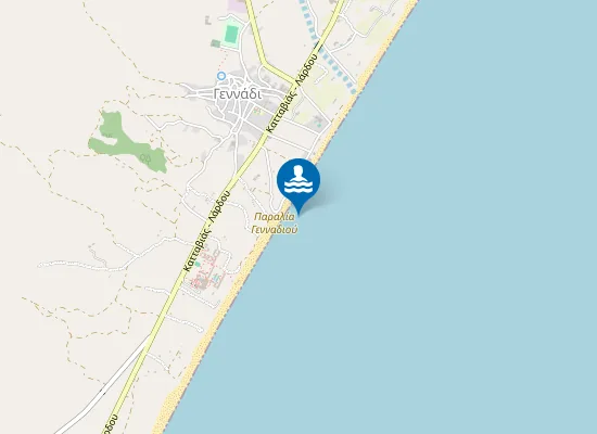 Map of Παραλία Γενναδιού
