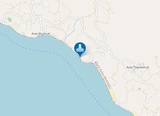 Map of Παραλία Κατσούνι (Γυμνιστών)