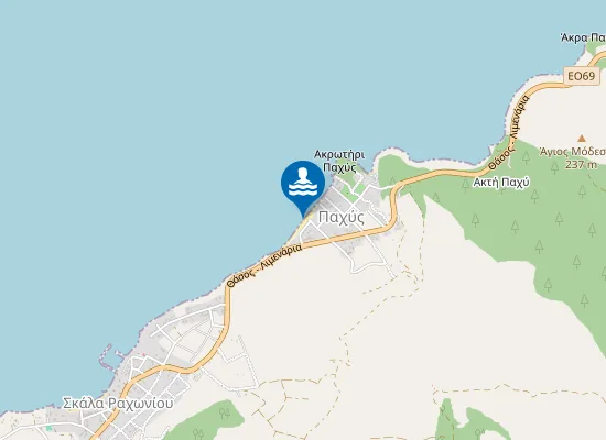 Map of Παχύς