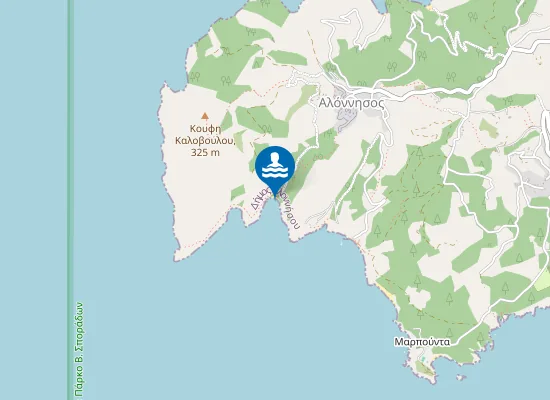Map of Παραλία Μικρός Μουρτιάς