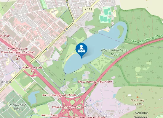 Map of Altwarmbuechener See Lhh