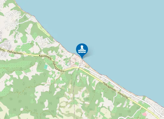 Map of George Hotel beach resort