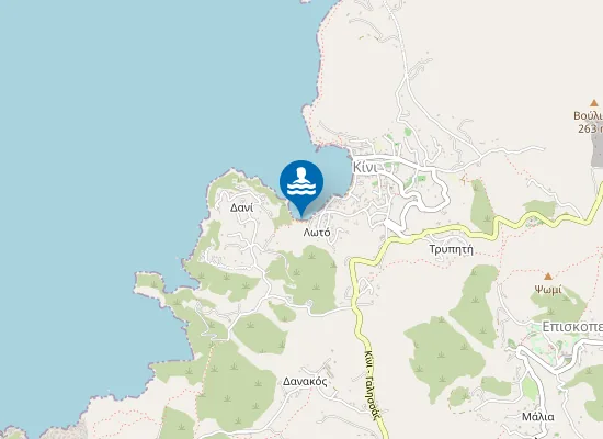 Map of Παραλία Λωτό
