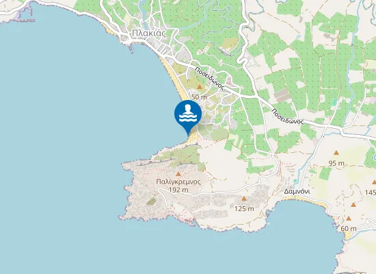 Map of Παλίγκρεμνος