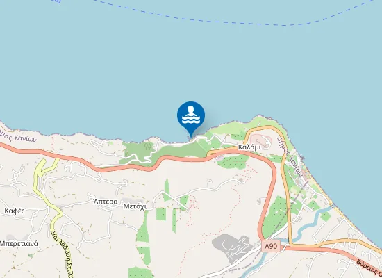 Map of Kalami Beach