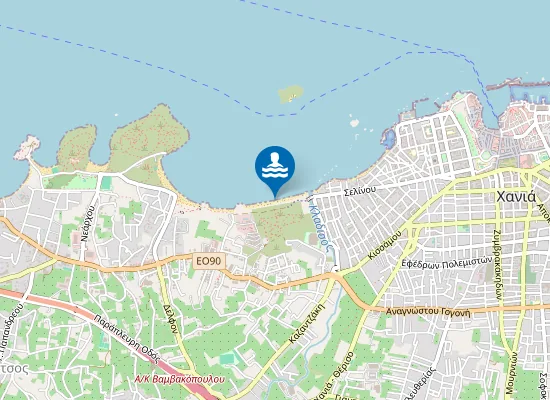 Map of Παραλία Νέα Χώρα