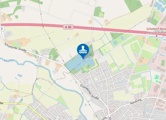 Map of Badesee Erholungsgebiet Quendorf