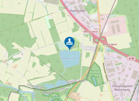 Map of BAGGERSEE HOLSTERFELDSTRASSE SALZBERGEN