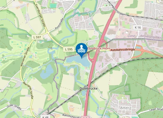 Map of NATURFREIBAD ATTERSEE