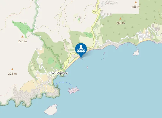 Map of Μακριά Άμμος