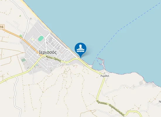 Map of Πλαζ Ιερισσός