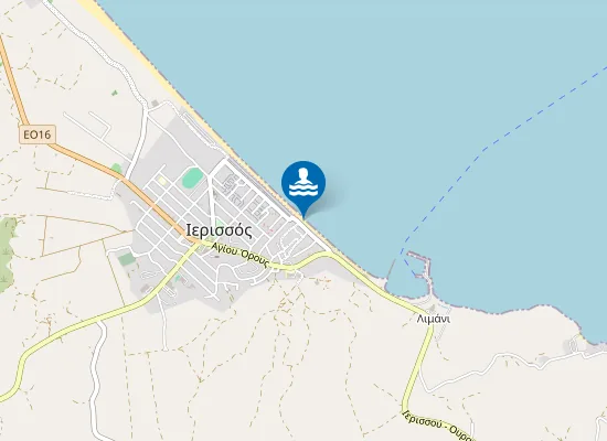 Map of Πλαζ Ιερισσός