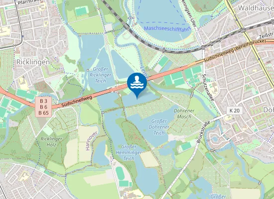 Map of RICKLINGER SIEBENMETERTEICH