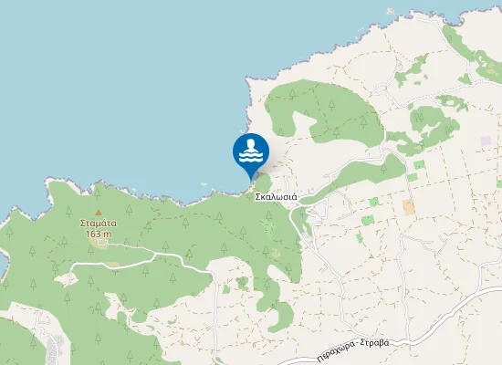 Map of Παραλία Σκαλωσιά