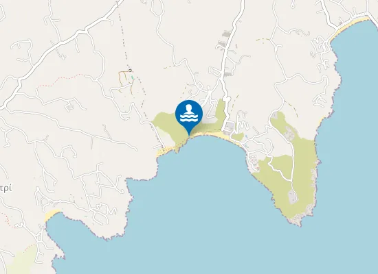 Map of Elia Nude Beach