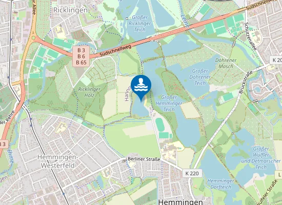 Map of HEMMINGEN STRANDBAD HEMMINGEN