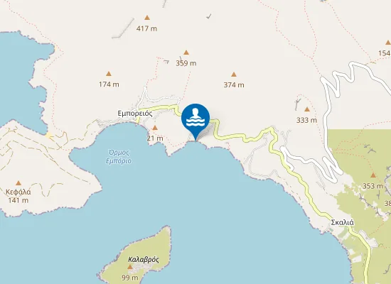 Map of Kalimies Bay