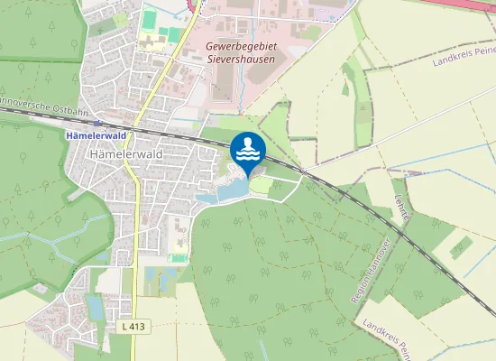 Map of LEHRTE WALDSEE OT HAEMELERWALD